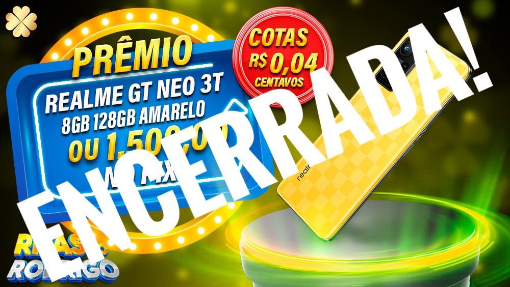 REALME GT NEO 3T 8GB 128GB VERSÃƒO GLOBAL AMARELO OU R$1.500 NO PIX!